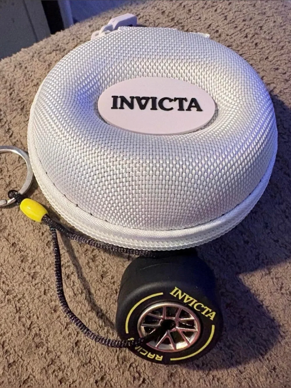 Invicta Clear/Transparent Digital Activa Sport Watch with Keychain & travel case